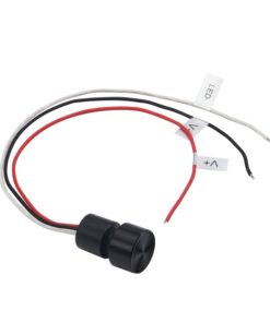 Micro Pulsante Illuminazione LED Regolabile Interruttore con Funzione Dimmer e Memoria Input 12V-24VDC Output 12-24VDC Corrente 4A Impermeabile IP65 30cm