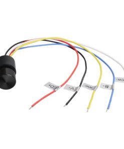 Micro Pulsante Illuminazione LED RGB con Funzione Dimmer CCT con Memoria 12-24VDC Corrente 3A/CH IP65 Interruttore Controllo Versatile dell'Illuminazione con Doppio Click Triplo Click e Rotazione del Pulsante