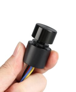 Alternative view of Micro Pulsante Illuminazione LED RGB con Funzione Dimmer CCT con Memoria 12-24VDC Corrente 3A/CH IP65 Interruttore Controllo Versatile dell'Illuminazione con Doppio Click Triplo Click e Rotazione del Pulsante