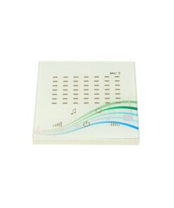 Centralina Audio Musica Touch Panel Music Controller Da Incasso A Muro 86X86mm 4 Canali 3AX4