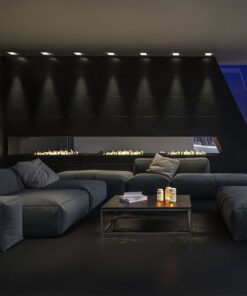 Carcassa Plafoniera Da Incasso Orientabile Quadrato Per 1 Posto Lampada Led AR111 Colore Nero SKU-3581