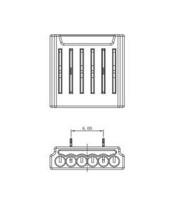 10 Pezzi Connettore Rapido 12mm Monocolore per Striscia LED Senza Saldatura