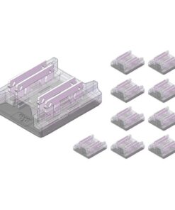 10 Pezzi Connettore Rapido 4 PIN per Striscia LED COB RGB 10mm Senza Saldatura