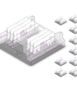 Alternative view of 10 Pezzi Connettore Rapido 6 PIN per Striscia LED COB RGBWW 12mm Senza Saldatura