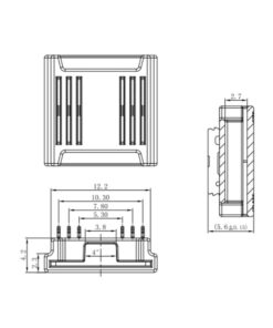 10 Pezzi Connettore Rapido 6 PIN per Striscia LED COB RGBWW 12mm Senza Saldatura