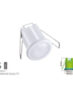 Sensore di Movimento PIR Mini Montaggio Da Incasso Soffitto Bianco 360 Gradi SKU-6608