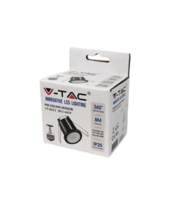 Alternative view of Sensore di Movimento PIR Mini Montaggio Da Incasso Soffitto Nero 360 Gradi SKU-6609