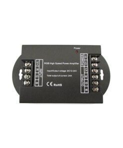 Amplificatore Segnale PWM Alta Velocita Per Striscia Led RGB e Mono Colore 12V 24V 3X8A AP100
