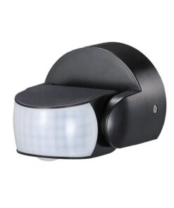 Sensore di Movimento Infrarossi IP65 Colore Nero Montaggio a Parete Soffitto Snodabile a 180° SKU-6610