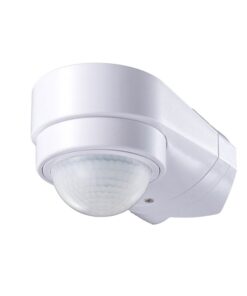 Sensore di Movimento PIR Montaggio a Parete Angolare Interno Esterno Bianco SKU-6613