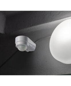 Sensore di Movimento PIR Montaggio a Parete Angolare Interno Esterno Bianco SKU-6613