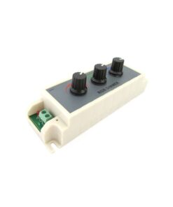 Alternative view of Centralina RGB Led Dimmer PWM Controller Modulo Manuale Con Manopole 12V 24V 3X3A Per Strip Led RGB