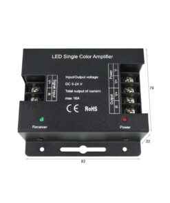 Alternative view of Amplificatore PWM High Speed Power Amplifier Per Striscia Bobina Led 5V 12V 24V 16A Mono Colore 1 Canale AP101