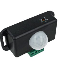 Alternative view of Sensore Di Movimento PIR Rilevatore Di Presenza 12V 24V 6A Colore Nero Timer Ritardo Regolabile Da 1 A 10 Minuti Per Striscia Led