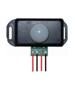 Sensore Di Movimento PIR Rilevatore Di Presenza 12V 24V 6A Colore Nero Timer Ritardo Regolabile Da 1 A 10 Minuti Per Striscia Led