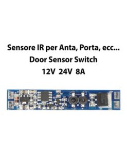 Sensore Apertura Porta Anta 12V 24V 8A Per Profilo Alluminio