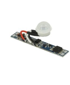 Sensore Di Movimento PIR 12V 24V 8A Ritardo 40 Secondi Con Accensione Spegnimento Luminosita Graduale Per Profilato Alluminio