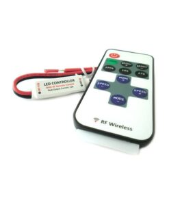 Mini Controller Bobina Led Mono Colore Dimmer Con Telecomando Wireless 12V 24V 72W RF101