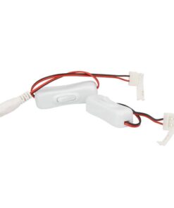 Alternative view of 2 PZ Interruttori ON OFF con Connettore 10mm per Strip LED e DC JACK Femmina 5,5mm x 2,1mm