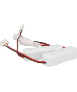 2 PZ Interruttori ON OFF con Connettore 10mm per Strip LED e DC JACK Femmina 5,5mm x 2,1mm