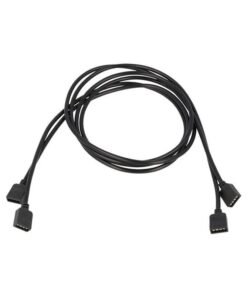 2 PZ Cavo Prolunga 1 Metro con Connettori Femmine 4 Buchi Entrambi i Lati per Striscia LED RGB