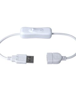 2 PZ Cavo USB con Interruttore On Off a Bilanciere per Lampada LED Ventilatore Strisce LED