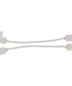 2 PZ Connettori Femmine 4 Buchi Morsetto 10mm RGB per Chiusura Striscia Bobina LED