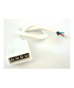 2 PZ Connettori Femmina Con 4 Buchi Per Striscia Bobina Led RGB