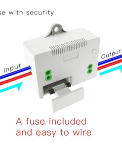 Centralina Ricevitore Wireless 220V 10A Installazione Interruttore Senza Cavi Frequenza 433 MHz