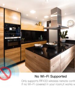 Centralina Ricevitore Wireless 220V 10A Installazione Interruttore Senza Cavi Frequenza 433 MHz