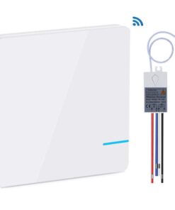 Kit Interruttore Da Parete Ricevitore Wireless WiFi 220V Compatibile Con Amazon Alexa Google Home Installazione Luci Senza Cavi Elettrici Senza Rompere Il Muro