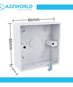 Scatola Da Incasso Muro Parete Quadrata 86X86X42mm Stile Cinese