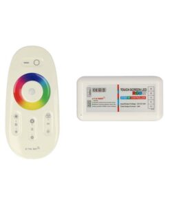 Led Controller Dimmer RGBW RGB+W 4 Canali Telecomando RF Touch 2,4G 12V 24V 6AX4