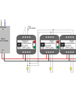 Easy Booster Led Amplificatore Segnale PWM DC 12V 24V 10A CV DLA1224-1CV