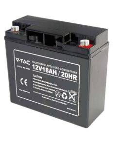 Batteria al Piombo Acido 12V 18Ah per Allarmi, Videosorveglianza, UPS Terminali M5 180*77*168mm SKU-23453