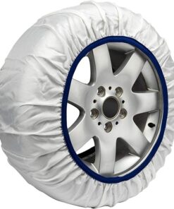 Alternative view of Calze Da Neve per Auto Omologate EN 16662-1 Modello Bianco Standard Misura XXL