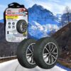 Calze Da Neve per Auto Omologate EN 16662-1-2020 Colore Nero Misura XXXL Catena Tessile Per Pneumatici