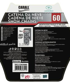 Catena Da Neve 9mm KNS60 Gruppo 60 Omologato ONORM V5117