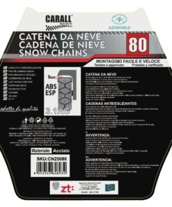 Catena Da Neve 9mm KNS80 Gruppo 80 Omologato ONORM V5117