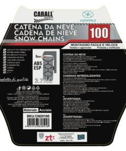 Catena Da Neve 9mm KNS100 Gruppo 100 Omologato ONORM V5117