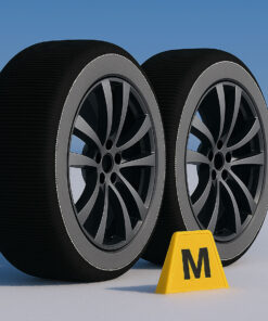 Calze Da Neve per Auto Omologate EN 16662-1 2020 Modello Nero Standard Misura M