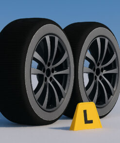 Calze Da Neve per Auto Omologate EN 16662-1 2020 Modello Nero Standard Misura L