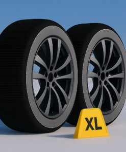 Calze Da Neve per Auto Omologate EN 16662-1 2020 Modello Nero Standard Misura XL