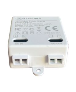 Mini Alimentatore Trasformatore 12V 12W 1A Per Striscia Led 45X40X20mm