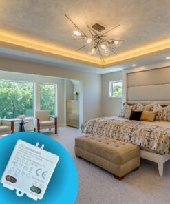 Mini Alimentatore Trasformatore 12V 12W 1A Per Striscia Led 45X40X20mm