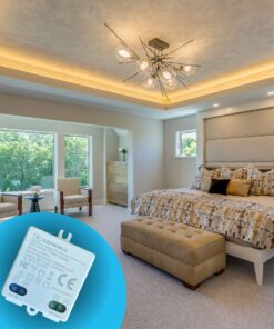 Mini Alimentatore Trasformatore 24V 12W 0,5A Per Striscia Led 45X40X20mm