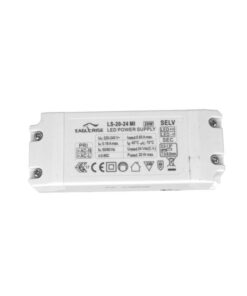 Alimentatore Trasformatore Lungo Sottile 24V 20W 0,83A Con Carcassa In Plastica Eaglerise LS-20-24 MI