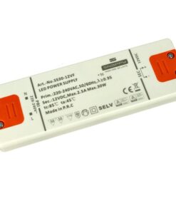 Alimentatore Trasformatore Slim 12V 30W 2,5A 14mm SNAPPY SS30-12VF