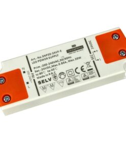 Alimentatore Trasformatore Slim 24V 20W 0,83A 16mm SNAPPY SNP20-24VF-E