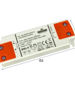 Alimentatore Trasformatore Slim 24V 20W 0,83A 16mm SNAPPY SNP20-24VF-E